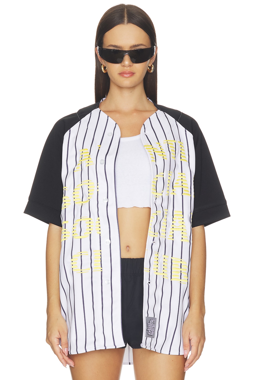 Pinstriped Baseball Jersey - thumbnail 2