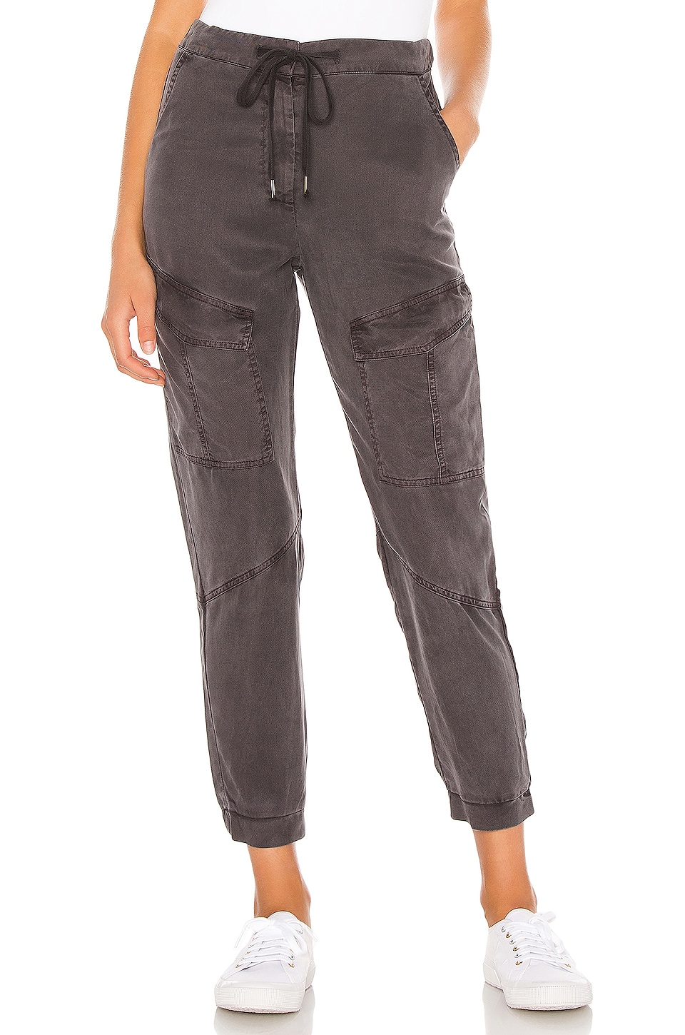 YFB CLOTHING Harrisson Pant in Black Sand Pigment | REVOLVE