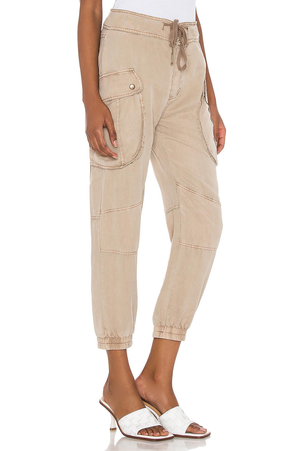 YFB CLOTHING Clyde Cargo Pant in Taupe Pigment | REVOLVE