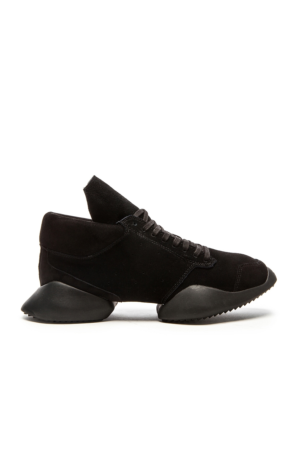 adidas by Rick Owens Runner in Core Black Core Black Core Black | REVOLVE