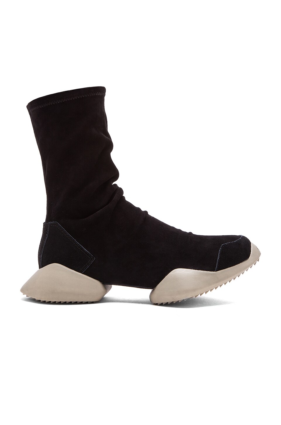 adidas by Rick Owens RO Runner Ankle Boot in Black Black RO Milk | REVOLVE