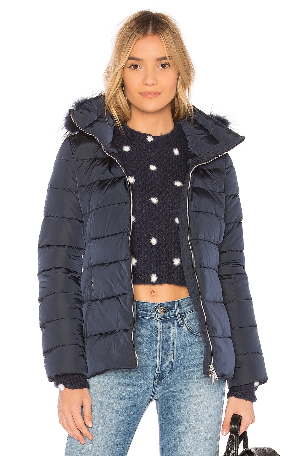 Down Fur Trim Jacket