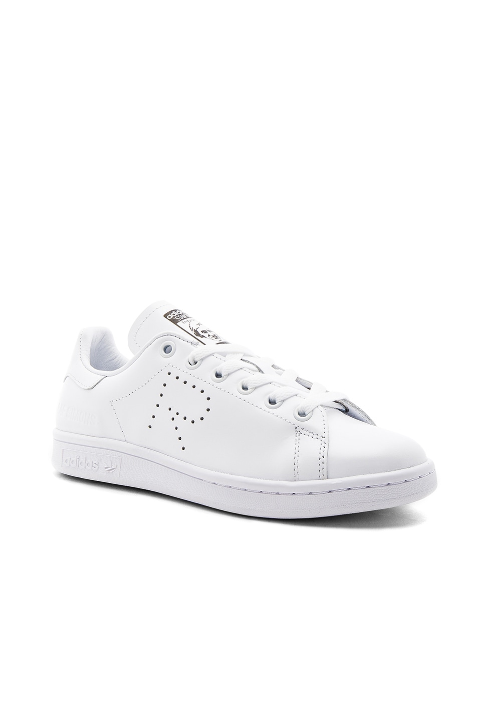 ADIDAS BY RAF SIMONS Men'S Stan Smith Leather Low-Top Sneaker, CrèMe in ...