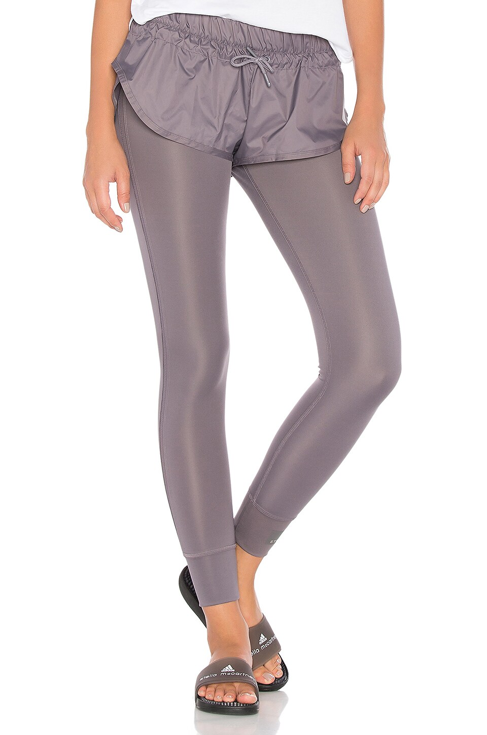 Adidas By Stella Mccartney The Short Tight In Trace Grey Revolve