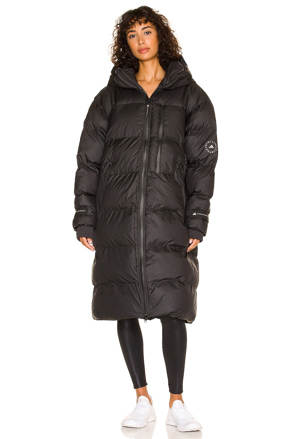 adidas by Stella McCartney ASMC Long Puffer in Black