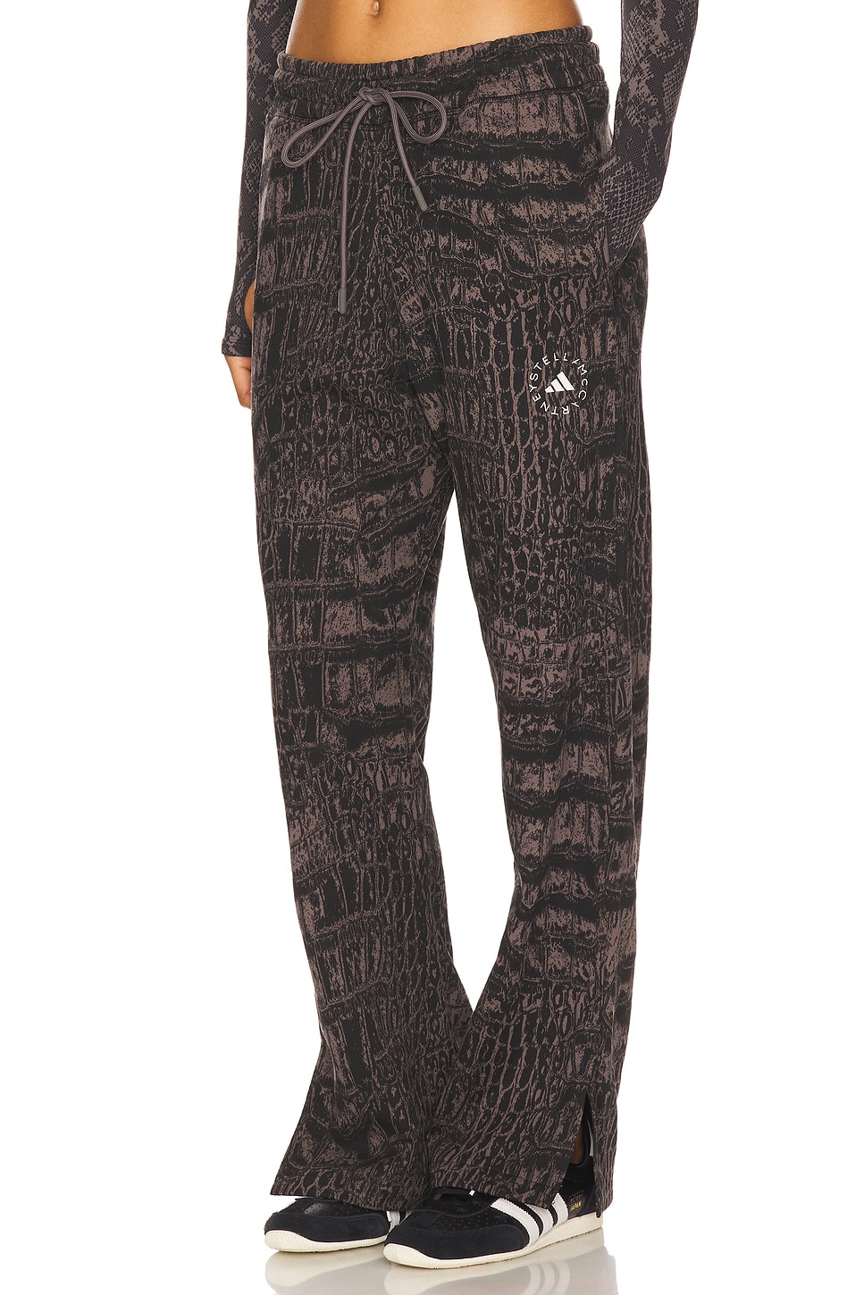 adidas by Stella McCartney Loose Printed Sweatpant in Black