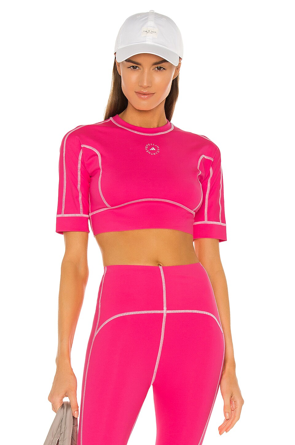 adidas by Stella McCartney ASMC Crop Top in Pink