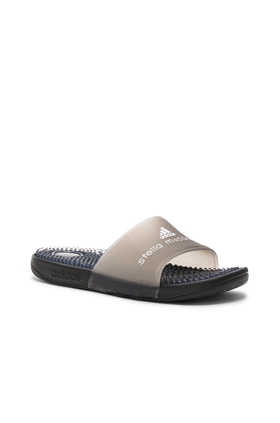 adidas by Stella McCartney Adissage Recovery Slide in Core Black & White