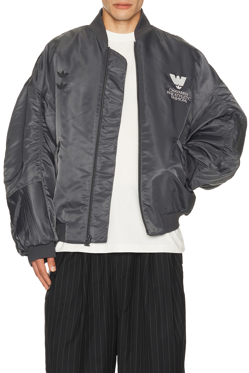 adidas Originals WILLY CHAVARRIA ボンバージャケット - Black | REVOLVE