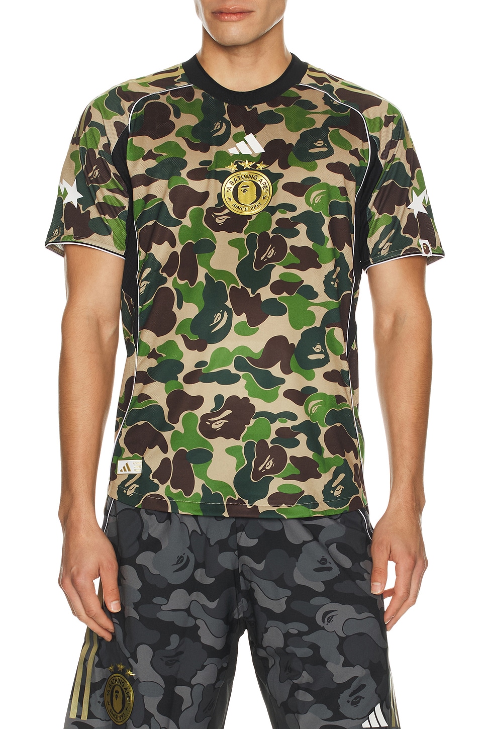 adidas Originals x Bape Jersey in Green | REVOLVE
