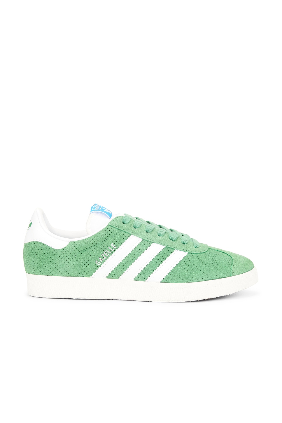 adidas Originals Gazelle Sneaker in Preloved Green White Core White REVOLVE