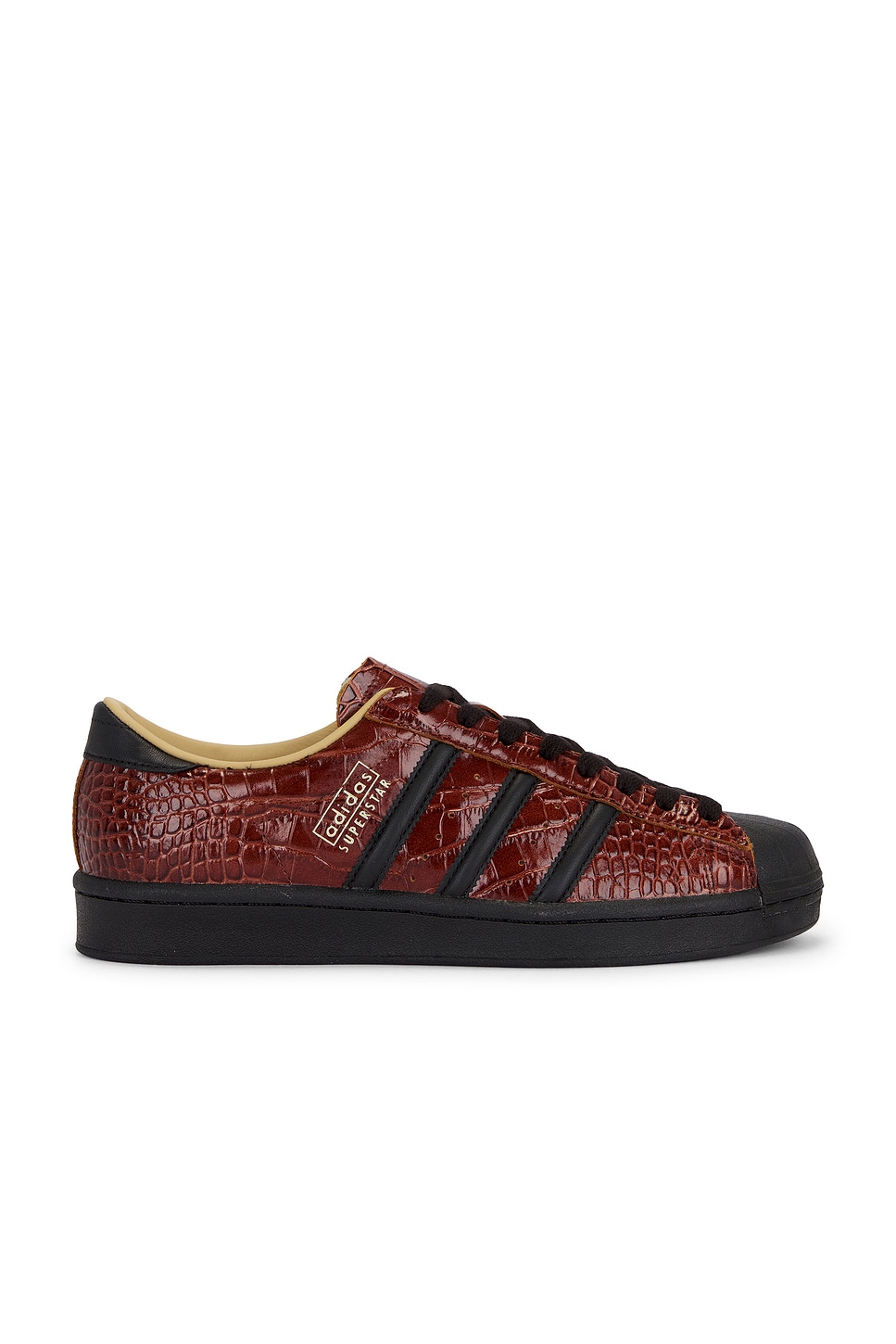 adidas Originals Superstar Vintage Sneaker in Fox Brown, Core Black, &  Golbei | REVOLVE