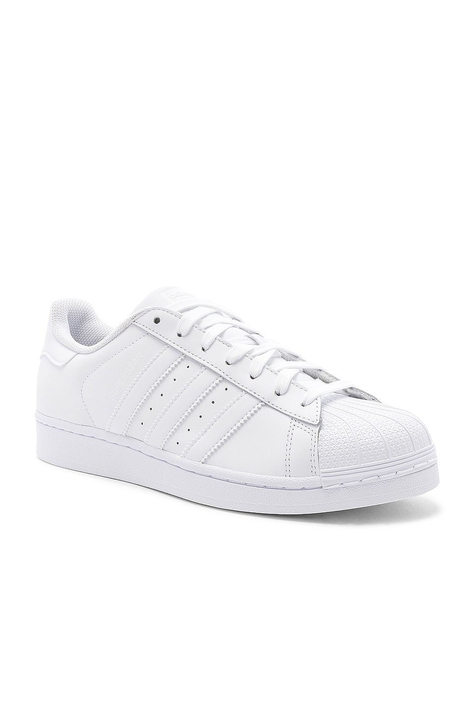 adidas Originals Superstar Foundation in White & White & White