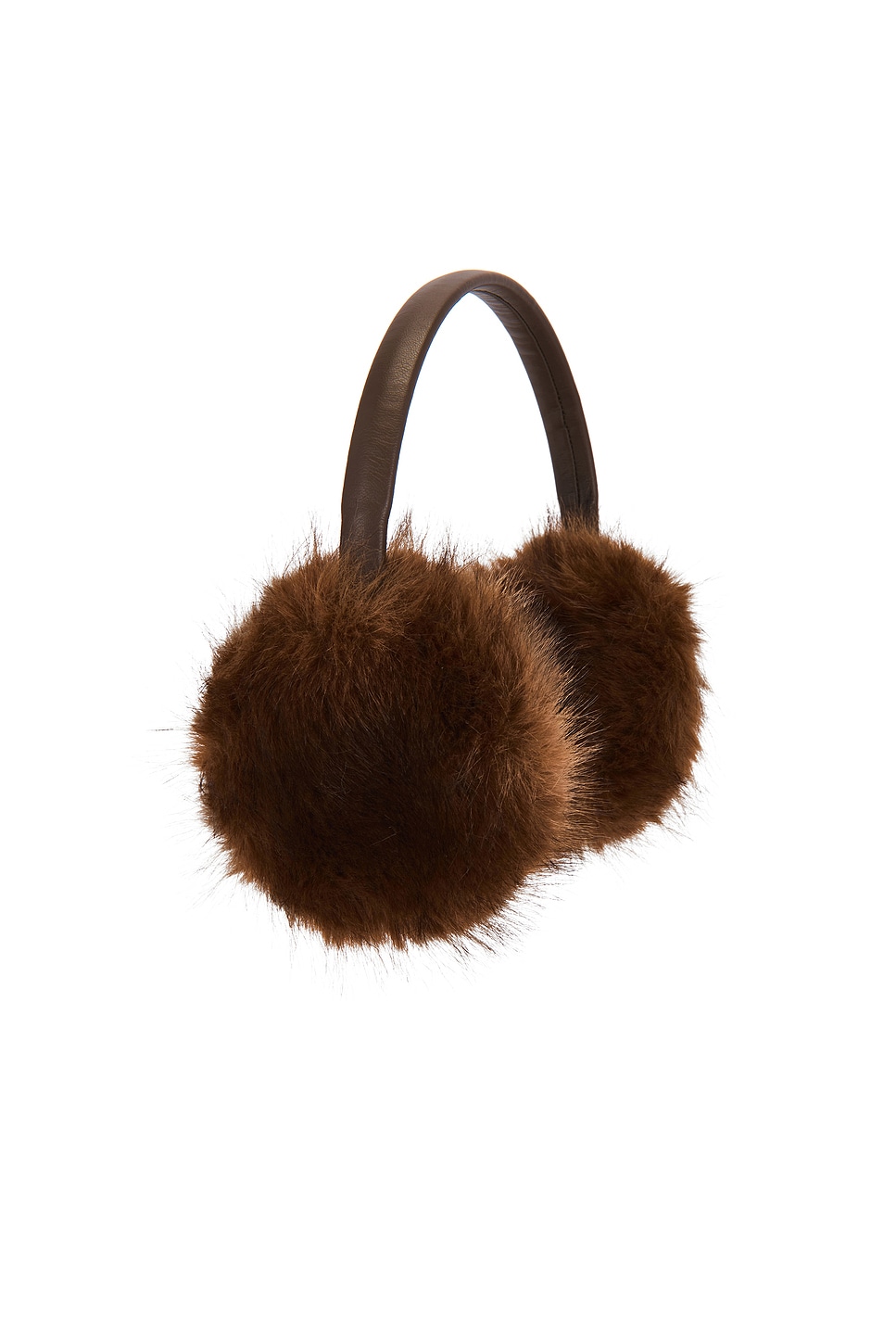 Adrienne Landau The Vee Earmuff in Chocolate | REVOLVE