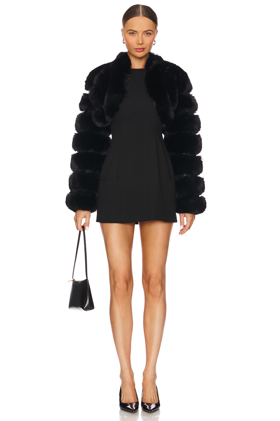 x REVOLVE Faux Fox Fur Short Jacket