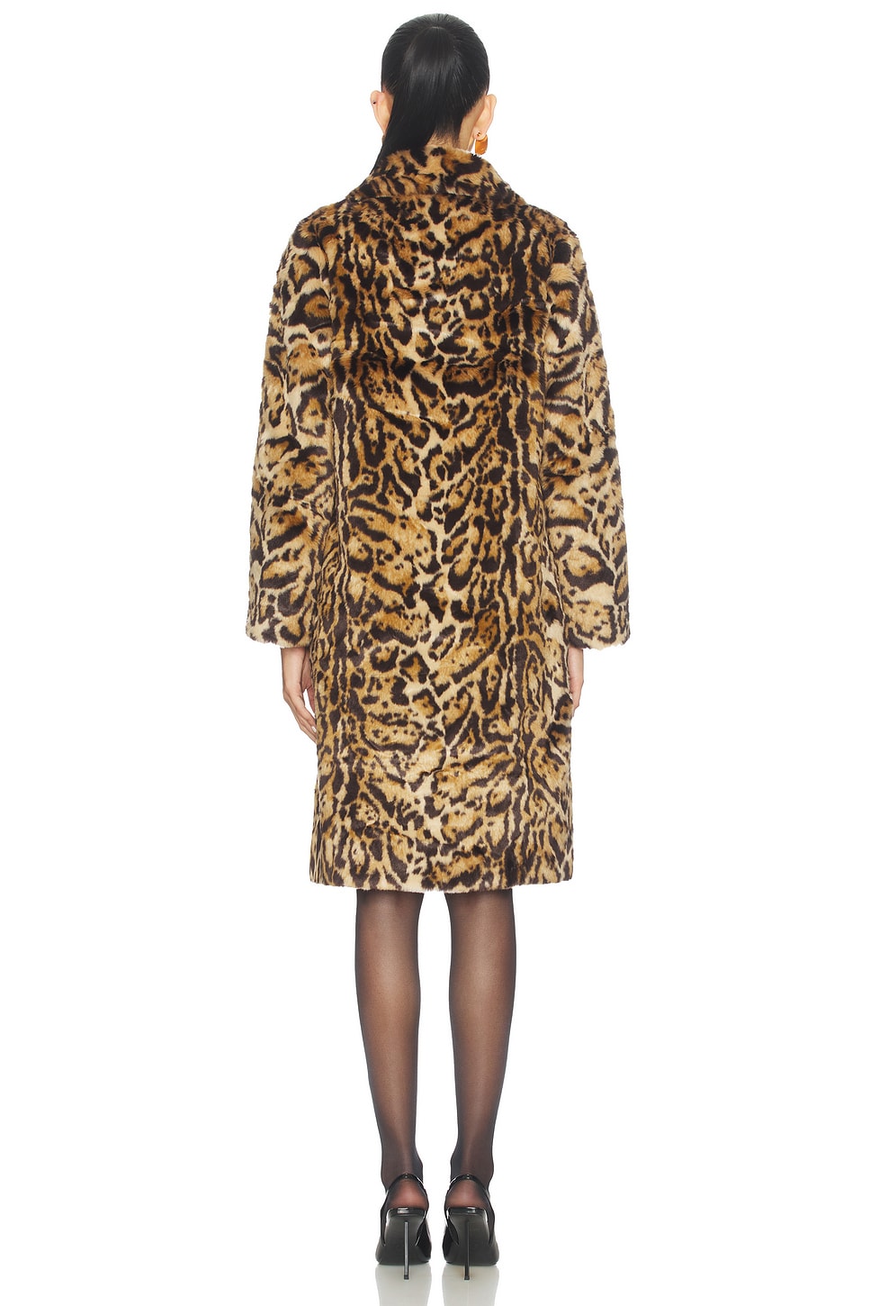 Adrienne Landau Heritage Coat in Large Cheetah | REVOLVE