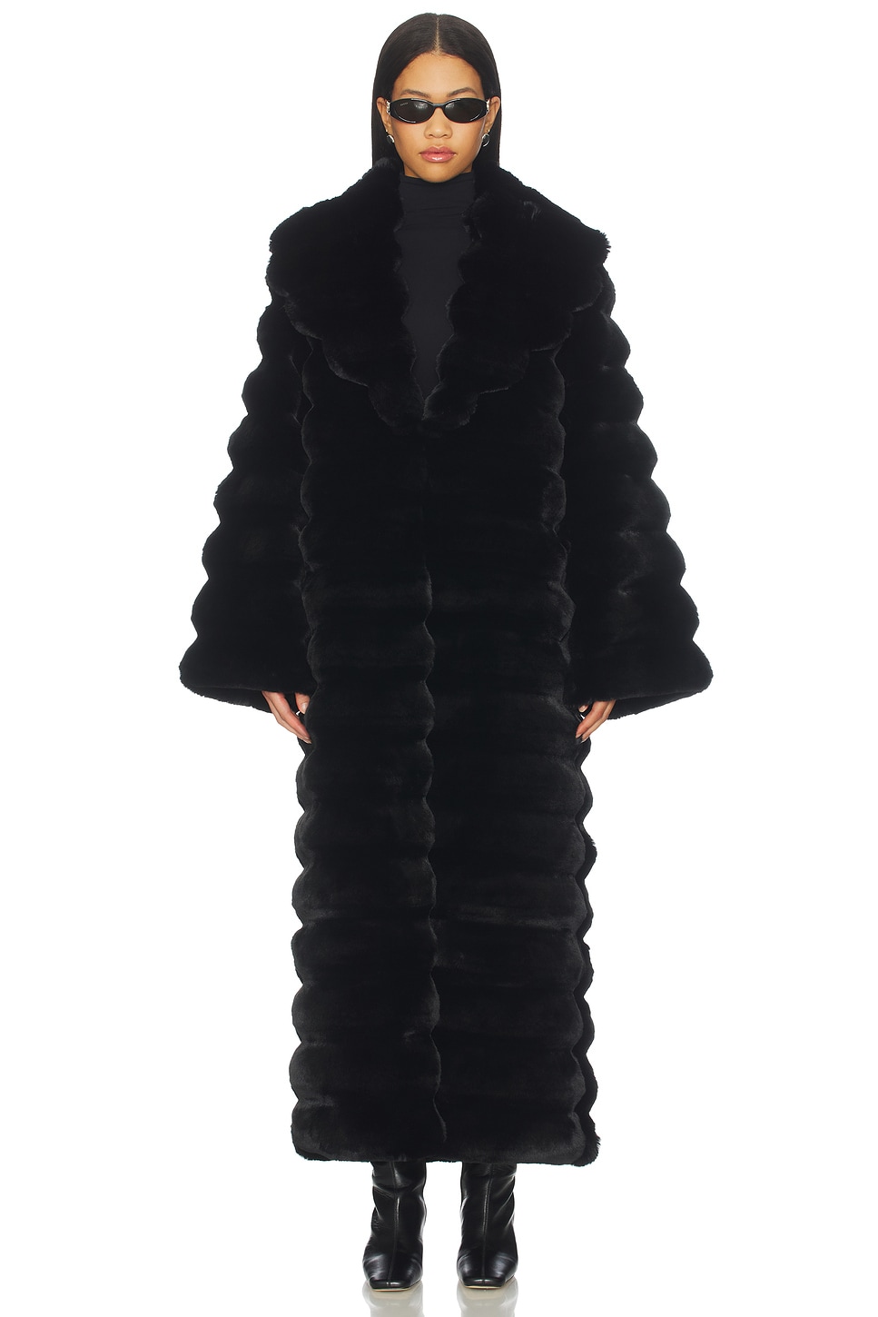 Chinchilla Full Length Coat - thumbnail 3