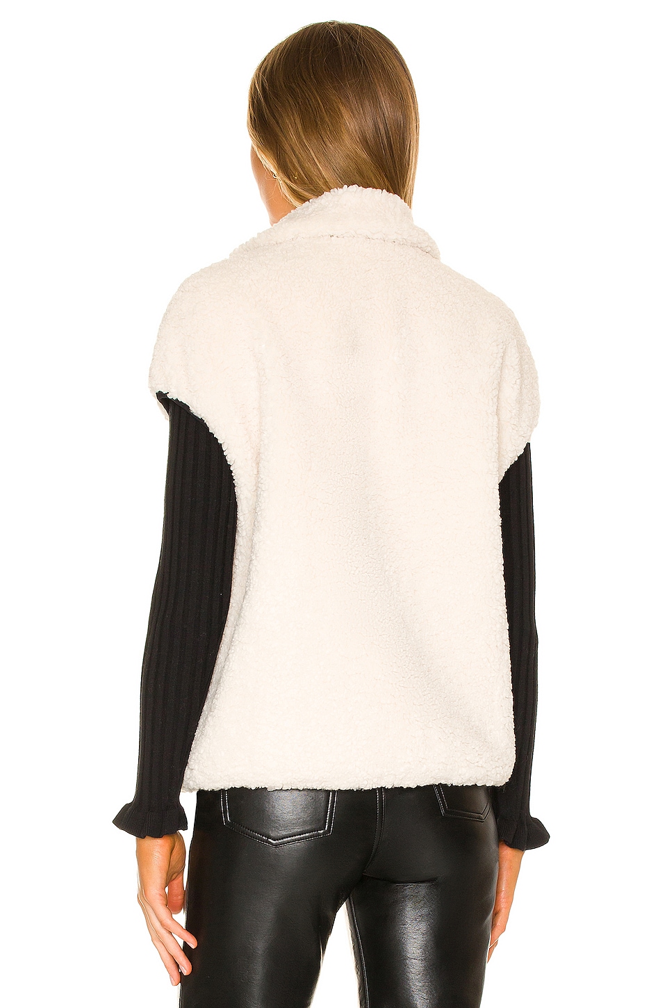 Adrienne Landau Faux Lamb Vest
