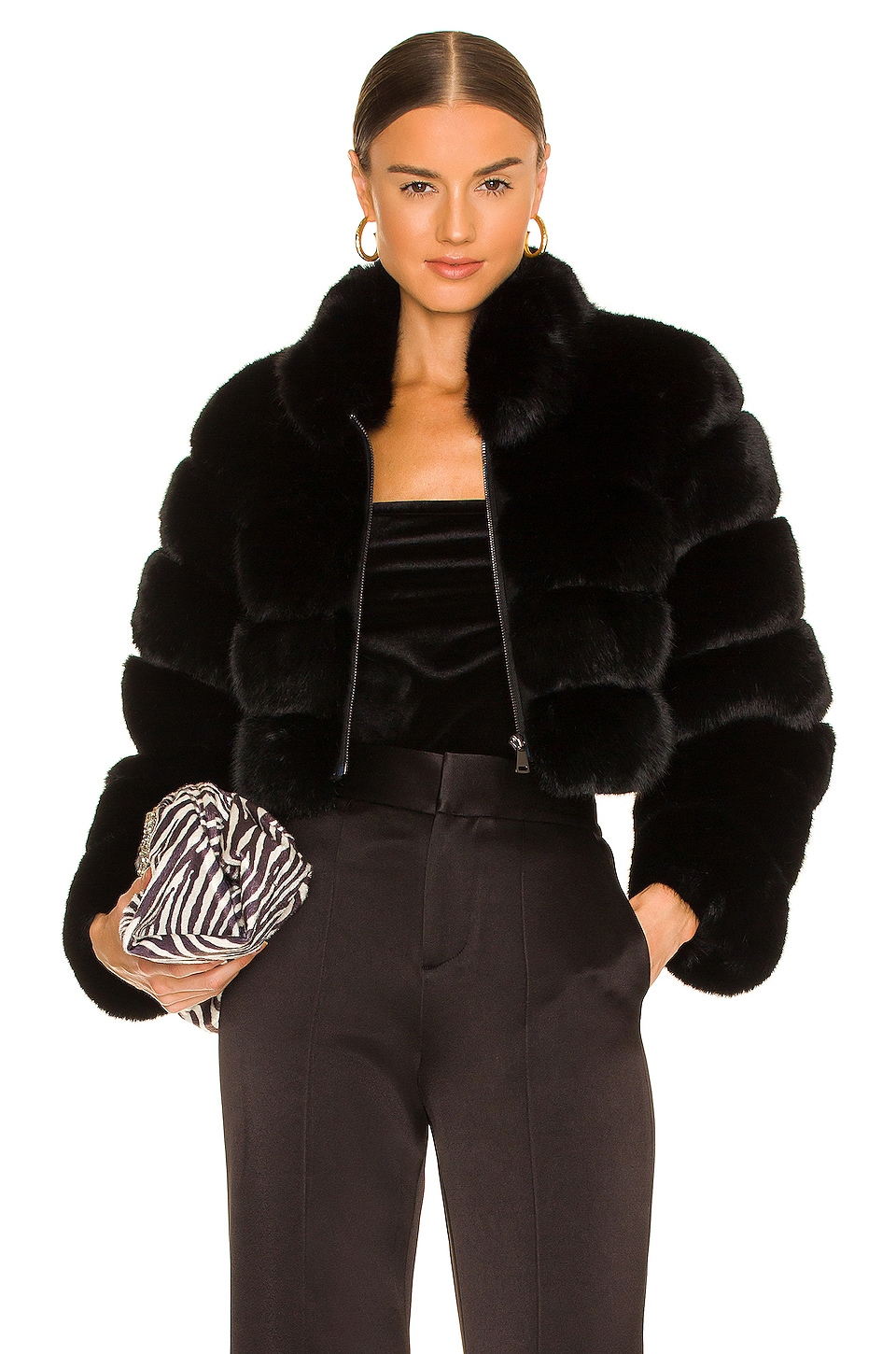 Adrienne landau 2025 fur jacket