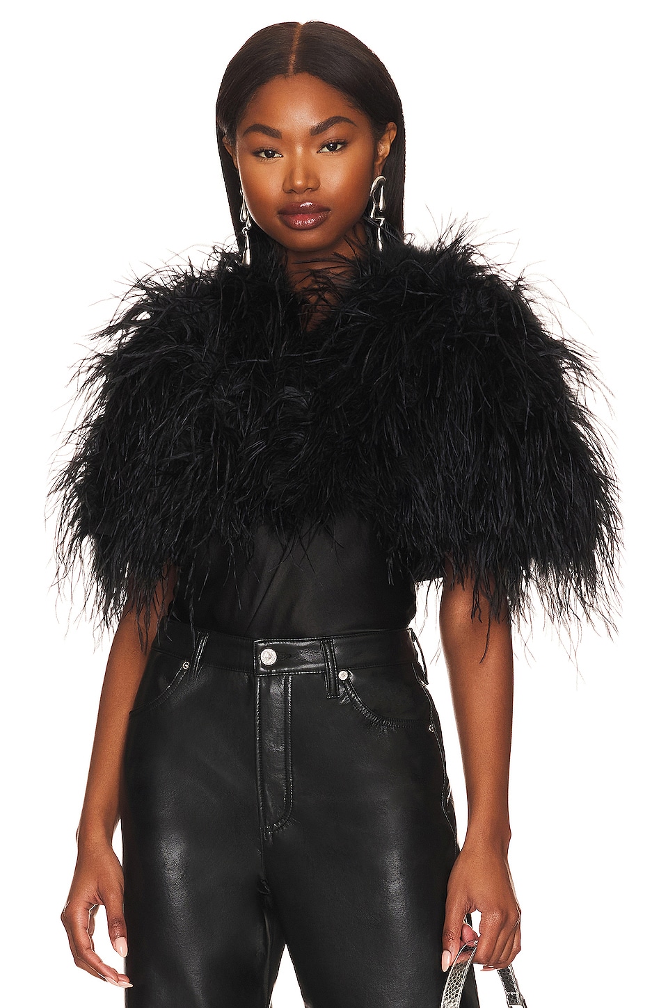 Ostrich Capelet - Thumbnail 2