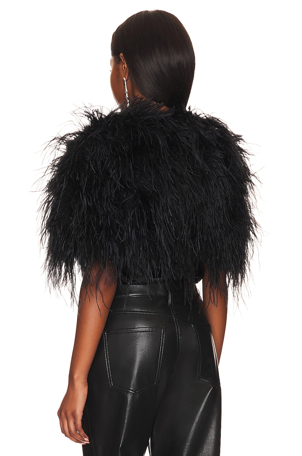 Ostrich Capelet - Thumbnail 4