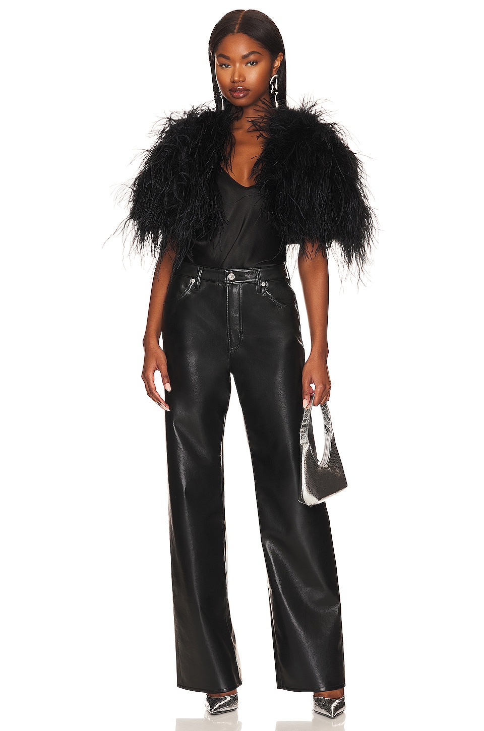 Ostrich Capelet - Thumbnail 5