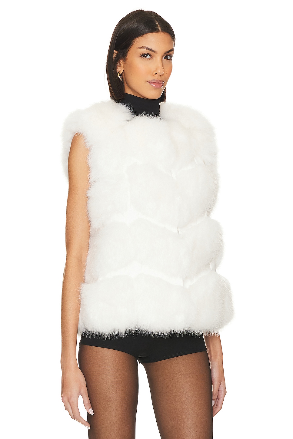 Adrienne Landau Faux Fur Vest