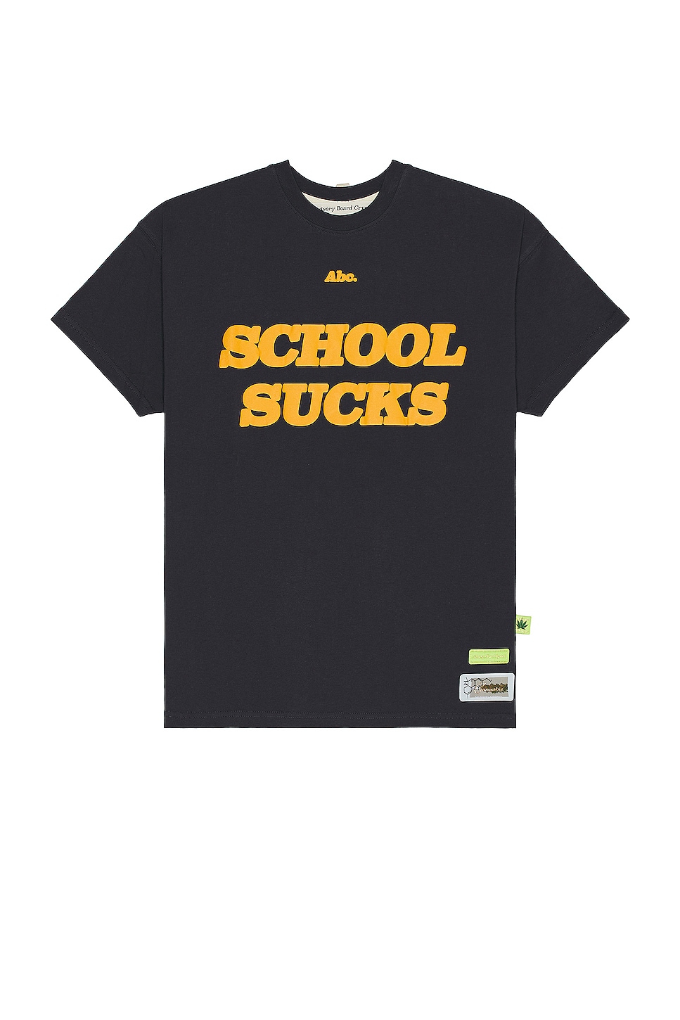 Advisory Board Crystals School Sucks T-shirt in Navy | REVOLVE