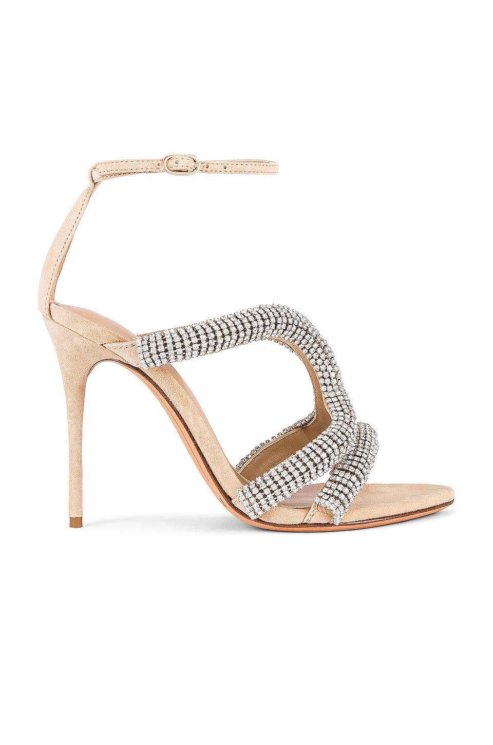 Alexandre Birman Cleo 100 Heel in Nude & Clear | REVOLVE