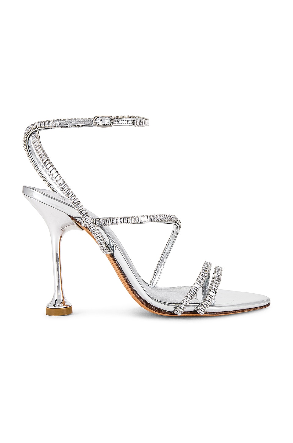 Alexandre Birman Nina Zircone 100 in Silver | REVOLVE