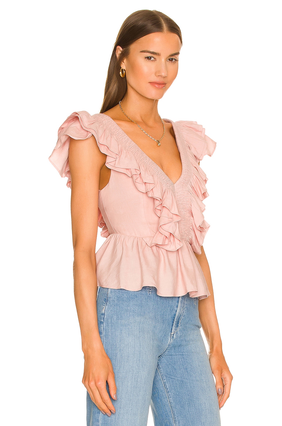 Aureta. Isla Top in Blush