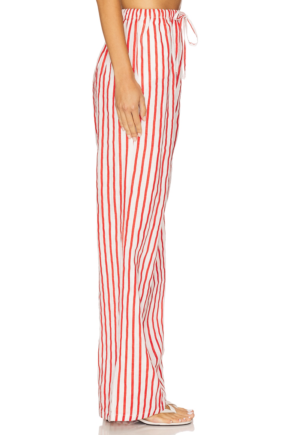 Linen Drawstring Pant - Thumbnail 3