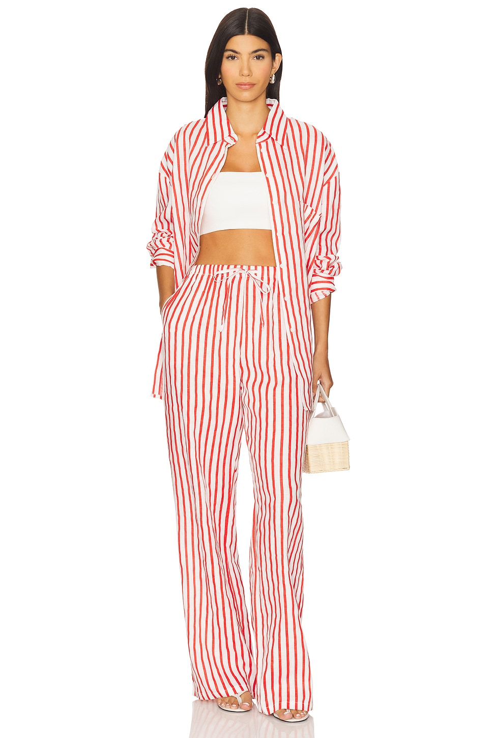 Linen Drawstring Pant - Thumbnail 5