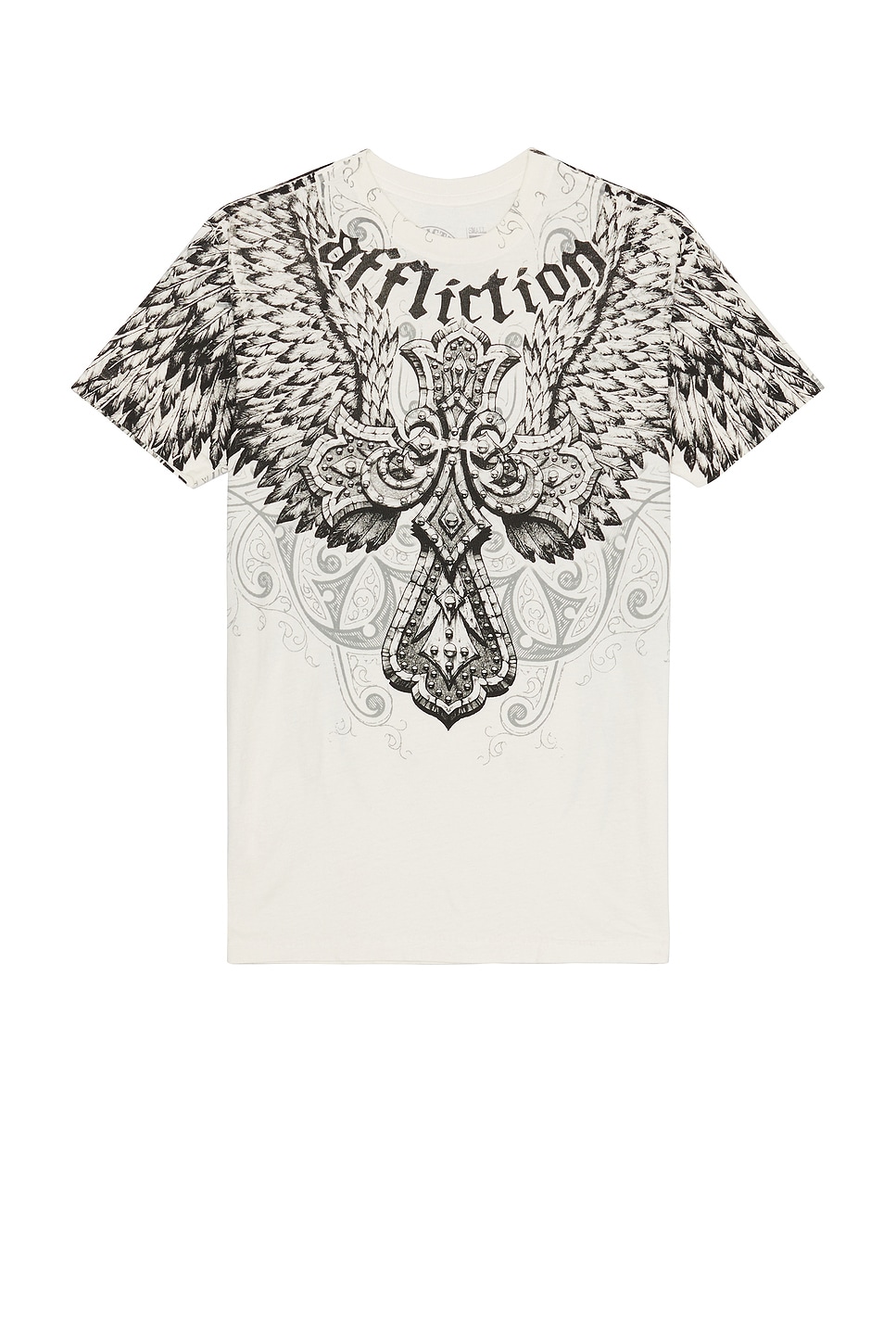 Affliction Kingdom Tee in Vintage White Reactive | REVOLVE