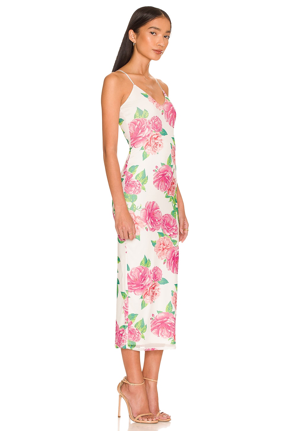 AFRM Amina Dress in Blanc Bouquet