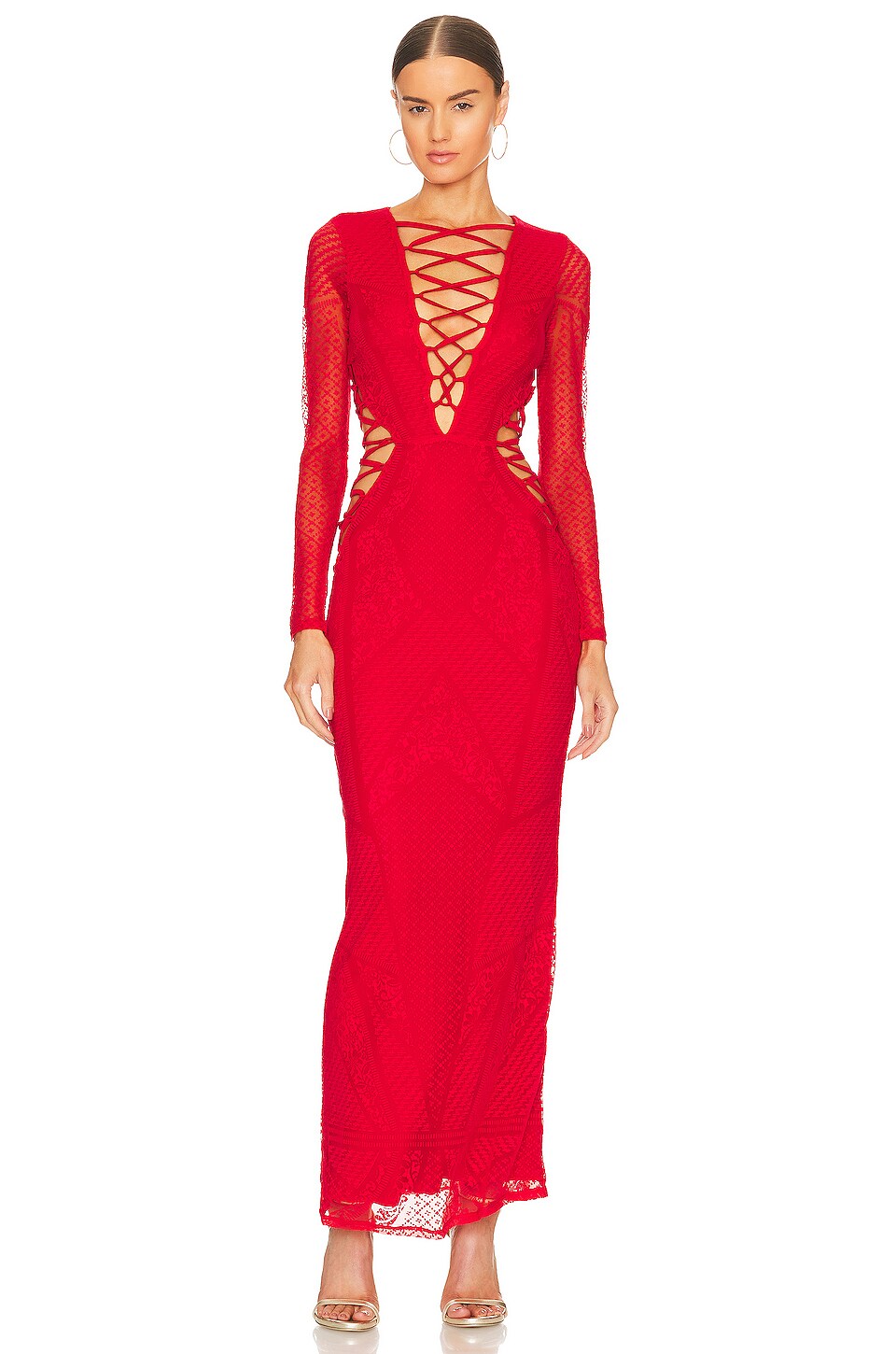 Afia Dress - Red