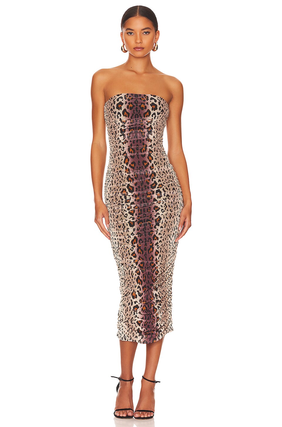 AFRM Joey Dress in Leopard