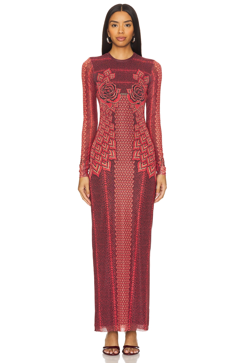ROBE LONGUE AVEC MANCHES LONGUES DIDI