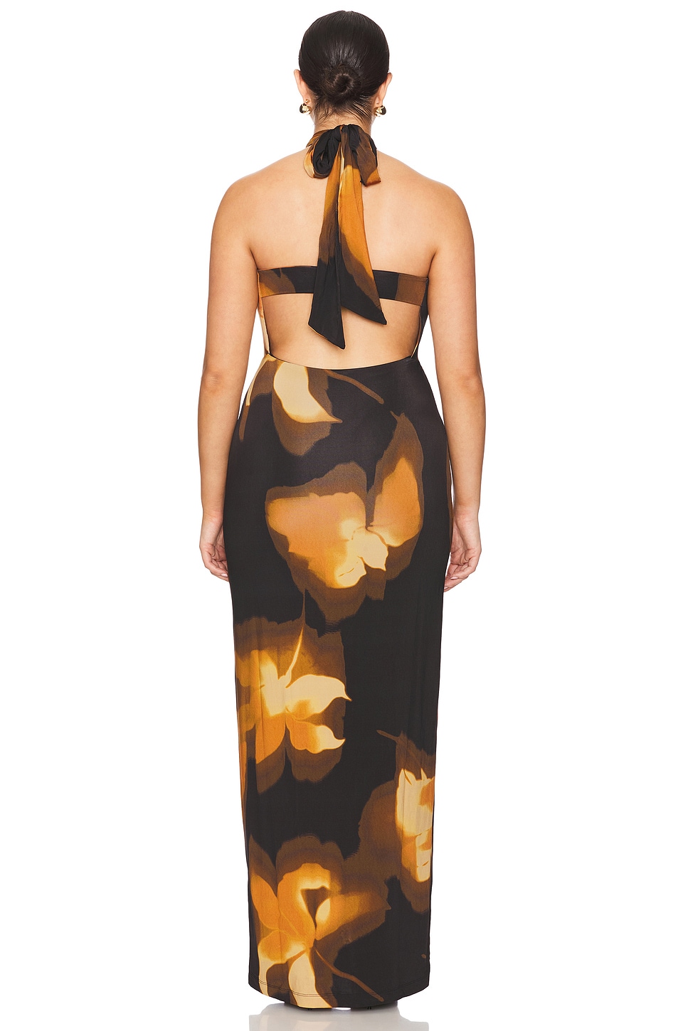 AFRM Genie Dress in Noir Blur | REVOLVE