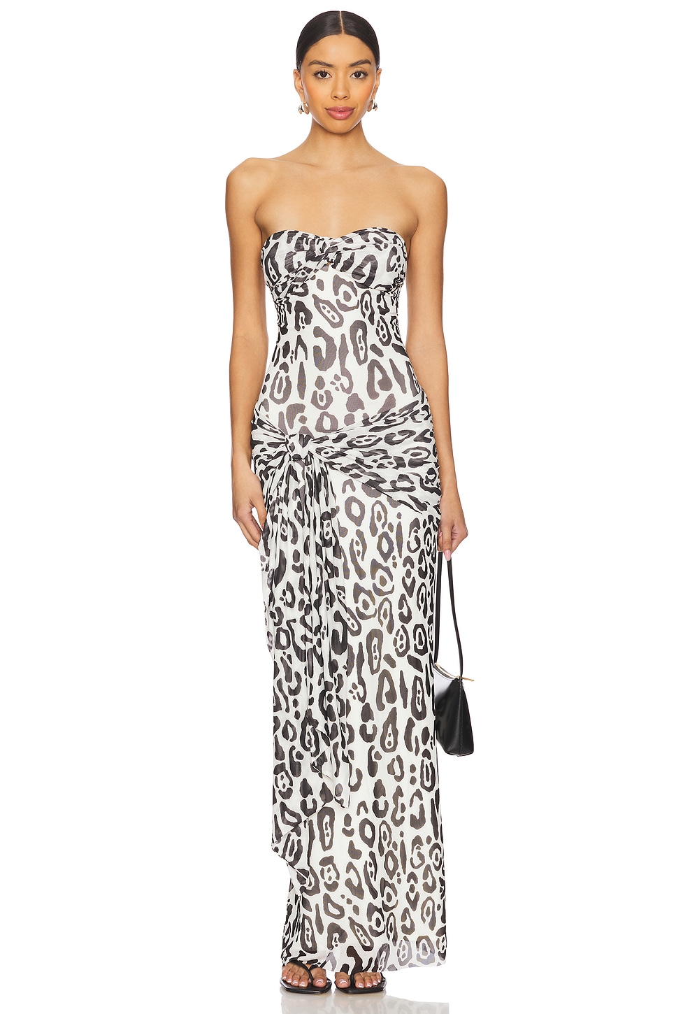 AFRM Rosalie Maxi Dress in Stark Leopard | REVOLVE