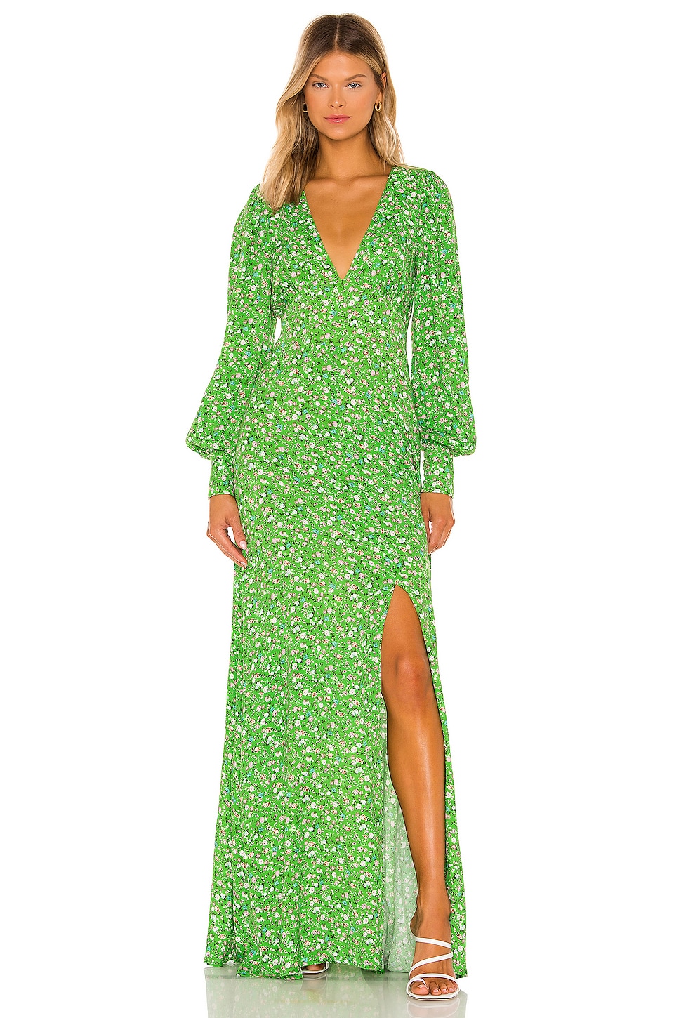 AFRM x REVOLVE Shiloh Dress in Summer Green | REVOLVE