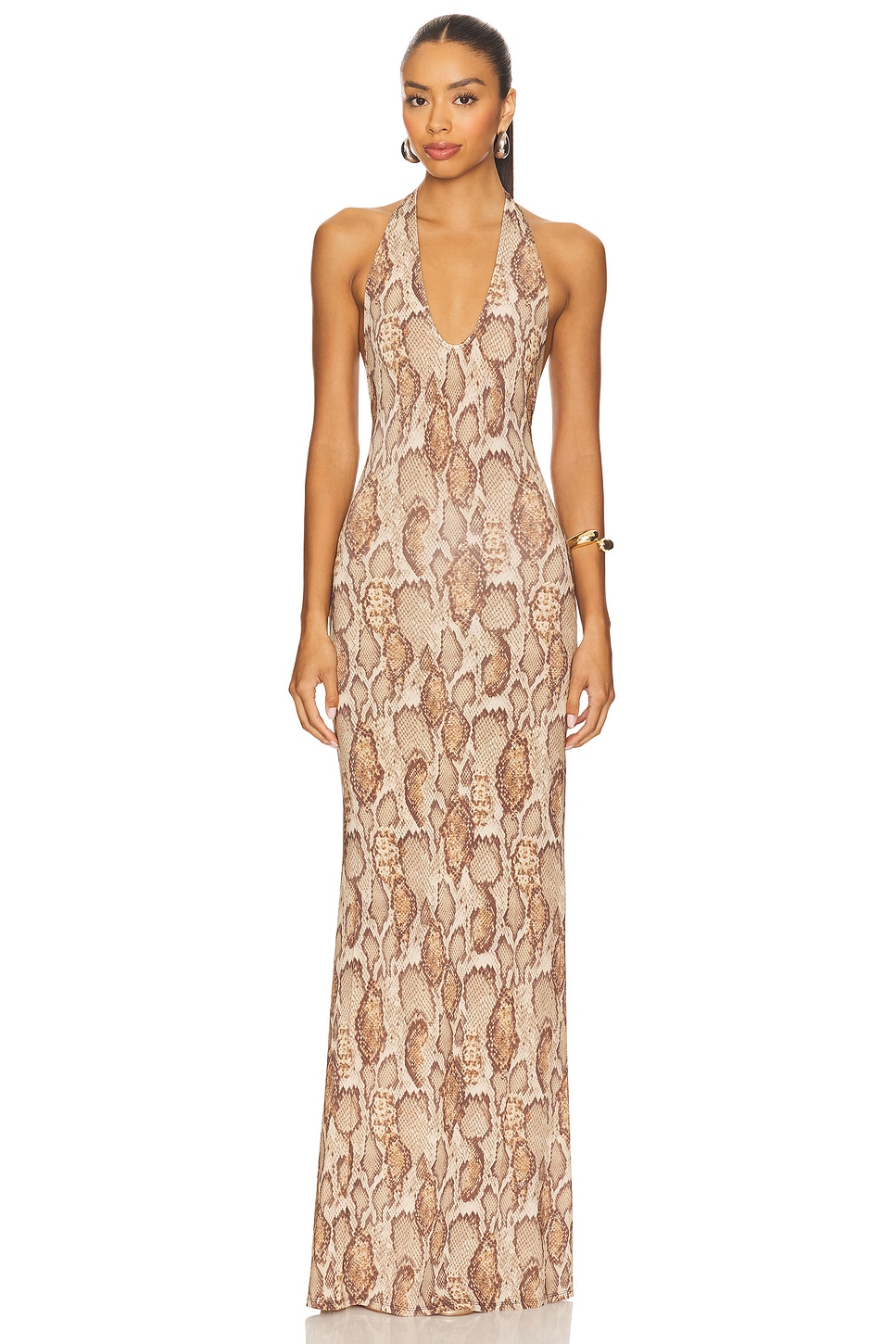 snake dress Sweet Revenge Smocked Plaid 100% Polyester. Vicious Sneaky Snake Print Maxi