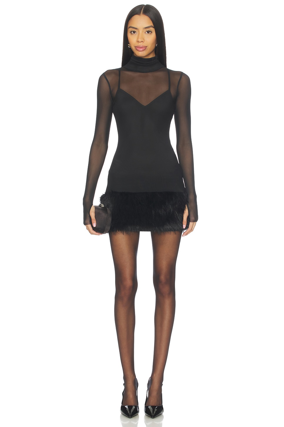 AFRM Saige Dress in Noir | REVOLVE AFRM Saige Dress in Noir | REVOLVE