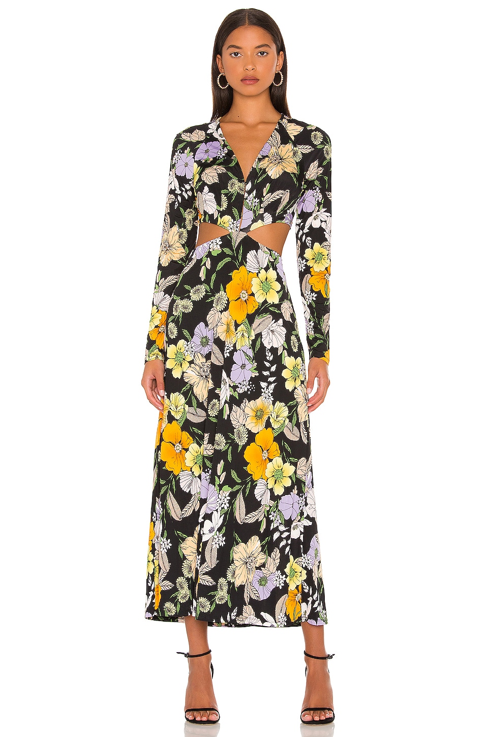 AFRM Assi Dress in Green Vintage Floral | REVOLVE