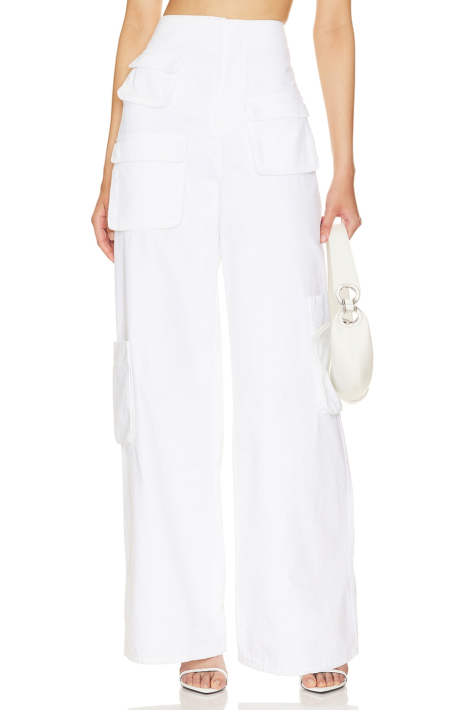 ANNA HIGH WAIST PANT IN ORCHID WHITE