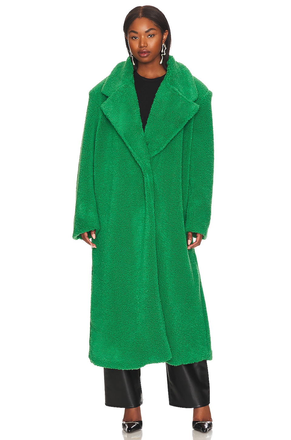 AFRM Sophia Coat in Putting Green