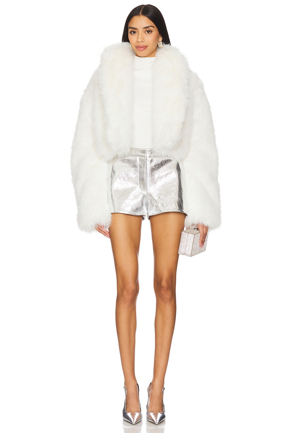 AFRM Stephanie Fur Jacket