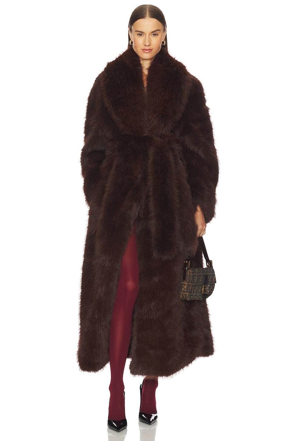 Lisbon Maxi Faux Fur Coat