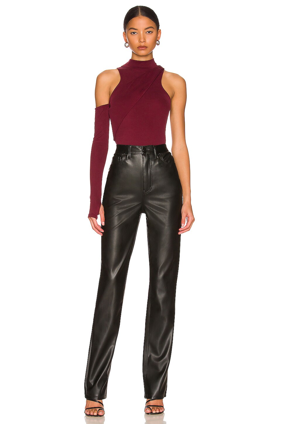 Heston Faux Leather Pant