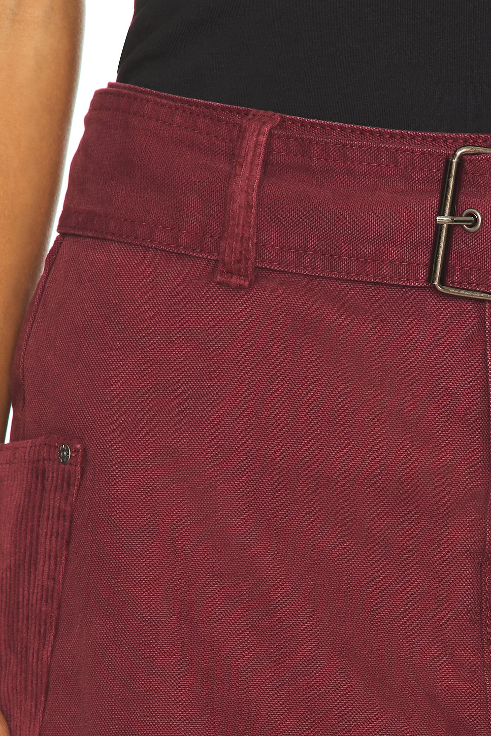 AFRM The Chippy Belted Micro Mini Skirt thumbnail